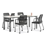 Safco® Medina Guest Chair, Supports Up to 275 lb, 18" Seat Height, Black Seat/Back/Base, Ships in 1-3 Business Days (SAF6829BL) Each