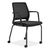 Safco® Medina Guest Chair, Supports Up to 275 lb, 18" Seat Height, Black Seat/Back/Base, Ships in 1-3 Business Days (SAF6829BL) Each