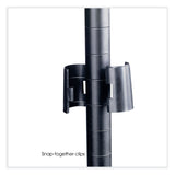 Safco® Commercial Extra Shelf Pack, 48w x 18d x 1h, Steel, Black, 2/Pack (SAF5242BL) Pack of 2