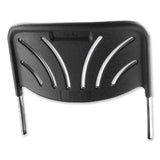 NPS® Backrest for NPS 6600 Series Elephant Z-Stools, 16.25 x 4.5 x 19, Plastic/Steel, Black, Ships in 1-3 Business Days (NPS6600B) Each