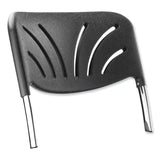 NPS® Backrest for NPS 6600 Series Elephant Z-Stools, 16.25 x 4.5 x 19, Plastic/Steel, Black, Ships in 1-3 Business Days (NPS6600B) Each