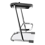 NPS® 6600 Series Elephant Z-Stool, Backless, Supports Up to 500lb, 24" Seat Height, Black Seat, Chrome Frame,Ships in 1-3 Bus Days (NPS6624) Each