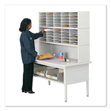 Safco® E-Z Sort Sorting Table Base, 60w x 30d x 28 to 36h, Black, Ships in 1-3 Business Days (SAF7749BL) Each