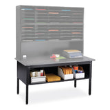 Safco® E-Z Sort Sorting Table Base, 60w x 30d x 28 to 36h, Black, Ships in 1-3 Business Days (SAF7749BL) Each