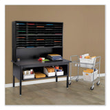 Safco® E-Z Sort Sorting Table Base, 60w x 30d x 28 to 36h, Black, Ships in 1-3 Business Days (SAF7749BL) Each