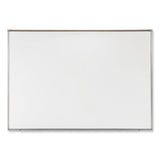 Ghent Proma Magnetic Porcelain Projection Whiteboard w/Satin Aluminum Frame, 72.5 x 48.5, White Surface,Ships in 7-10 Business Days (GHEPRM1464) Each