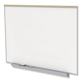 Ghent Proma Magnetic Porcelain Projection Whiteboard w/Satin Aluminum Frame, 96.5 x 48.5, White Surface,Ships in 7-10 Business Days (GHEPRM1484) Each