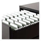 Smead™ 100% Recycled Hanging File Folders with ProTab Kit, Letter Size, 1/3-Cut, Standard Green (SMD64195) 1 KT