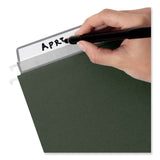 Smead™ 100% Recycled Hanging File Folders with ProTab Kit, Letter Size, 1/3-Cut, Standard Green (SMD64195) 1 KT