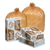 Pitt Plastics Can Liner, 16 gal, 0.35 mil, 32" x 24", Buff, 500/Carton (PITP3310XB) Case of 500
