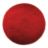 SC Johnson Professional® EZ CARE Heavy Duty Scrub Pad, 17" Diameter, Red/Gray, 5/Carton (SJN311183) Case of 5