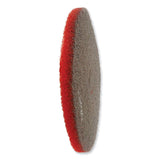 SC Johnson Professional® EZ CARE Heavy Duty Scrub Pad, 17" Diameter, Red/Gray, 5/Carton (SJN311183) Case of 5