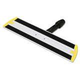 Rubbermaid® Commercial HYGEN™ HYGEN Quick Connect S-S Frame, Wet/Dry Mop 17.19w x 3d, Aluminum, Yellow (RCPQ560) Each