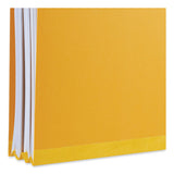 Universal® Bright Colored Pressboard Classification Folders, 2" Expansion, 2 Dividers, 6 Fasteners, Legal Size, Yellow Exterior, 10/Box (UNV10314) Each