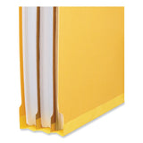 Universal® Deluxe Six-Section Pressboard End Tab Classification Folders, 2 Dividers, 6 Fasteners, Letter Size, Yellow, 10/Box (UNV10319) Box of 10