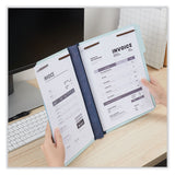 Universal® Top Tab Classification Folders, 1" Expansion, 2 Fasteners, Letter Size, Light Blue Exterior, 25/Box (UNV10415) Each