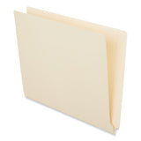 Universal® Reinforced End Tab Fastener Folders, 0.75" Expansion, 2 Fasteners, Letter Size, Manila Exterior, 50/Box (UNV13120) Box of 50