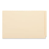 Universal® Reinforced End Tab Fastener Folders, 0.75" Expansion, 2 Fasteners, Legal Size, Manila Exterior, 50/Box (UNV13220) Box of 50