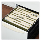 Universal® Box Bottom Hanging File Folders, 1" Capacity, Legal Size, 1/5-Cut Tabs, Standard Green, 25/Box (UNV14151) Box of 25