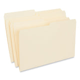 Universal® Top Tab File Folders, 1/2-Cut Tabs: Assorted, Legal Size, 0.75" Expansion, Manila, 100/Box (UNV15112) Box of 100