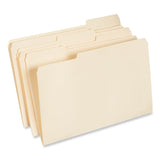 Universal® Top Tab File Folders, 1/3-Cut Tabs: Assorted, Legal Size, 0.75" Expansion, Manila, 100/Box (UNV15113) Box of 100