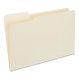 Universal® Top Tab File Folders, 1/3-Cut Tabs: Left Position, Legal Size, 0.75" Expansion, Manila, 100/Box (UNV15121) Box of 100