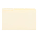 Universal® Interior File Folders, 1/3-Cut Tabs: Assorted, Legal Size, 9.5-pt Manila, 100/Box (UNV15213) Box of 100