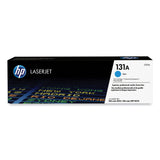 HP HP 131A, (CF211A) Cyan Original LaserJet Toner Cartridge (HEWCF211A) Each