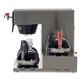 BUNN® Axiom 15-3 12-Cup Low Profile Automatic Coffee Brewer, Gray/Stainless Steel, Ships in 7-10 Business Days (BUN387000002) Each