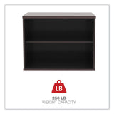Alera® Alera Open Office Low Storage Cab Cred, 29.5w x 19.13d x 22.78h, Mahogany (ALELS593020MY) Each