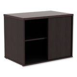 Alera® Alera Open Office Low Storage Cab Cred, 29.5w x 19.13d x 22.78h, Espresso (ALELS593020ES) Each