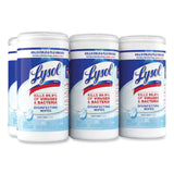 LYSOL® Brand Disinfecting Wipes, 1-Ply, 7 x 7.25, Crisp Linen, White, 80 Wipes/Canister (RAC89346) Each