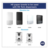Tork® PeakServe Continuous Hand Towel, 1-Ply, 7.91 x 8.85, White, 410 Wipes/Pack, 12 Packs/Carton (TRK105065) Case of 12