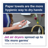 Tork® PeakServe Continuous Hand Towel, 1-Ply, 7.91 x 8.85, White, 410 Wipes/Pack, 12 Packs/Carton (TRK105065) Case of 12