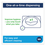 Tork® Small Bracket Wiper Dispenser, 8.42 x 4.22 x 5.74, White (TRK655300) Each