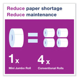 Tork® Elevation Bath Tissue Mini-Jumbo Roll Twin Dispenser, 17 x 5.69 x 10.13, Black (TRK5555290) Each