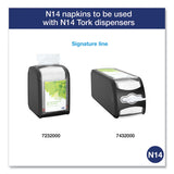 Tork® Xpressnap Fit Interfold Dispenser Napkins, 2-Ply, 6.5 x 8.39, White, 120/Pack, 36 Packs/Carton (TRKDX800) Case of 4,320