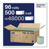 Tork® Universal Bath Tissue, Septic Safe, 2-Ply, White, 500 Sheets/Roll, 96 Rolls/Carton (TRKTM1616S) Case of 96