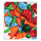Tablemate® Balloons, 12", Helium Quality Latex, Assorted Colors, 100/Pack, 20 Packs/Carton (TBL916100) Case of 20