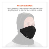 ergodyne® N-Ferno 6870 2-Layer Thermal Mouthpiece, Fleece/Cotton, Black, One Size Fits Most, Ships in 1-3 Business Days (EGO16870) Each