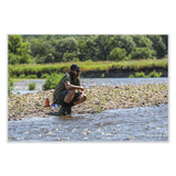 ergodyne® Chill-Its 6710CT Cooling PVA Tie Bandana Triangle Hat, One Size Fits Most, Navy Western, Ships in 1-3 Business Days (EGO12584) Each