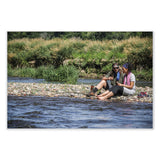 ergodyne® Chill-Its 6705CT Cooling PVA Hook and Loop Bandana Headband, One Size Fits Most, Navy Western, Ships in 1-3 Business Days (EGO12574) Each