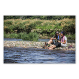 ergodyne® Chill-Its 6705CT Cooling PVA Hook and Loop Bandana Headband, One Size Fits Most, Solid Blue, Ships in 1-3 Business Days (EGO12577) Each