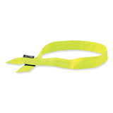ergodyne® Chill-Its 6705 Cooling Embedded Polymers Hook and Loop Bandana Headband, One Size Fits Most, Lime, Ships in 1-3 Business Days (EGO12321) Each