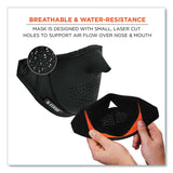 ergodyne® N-Ferno 6878 3-Layer Winter Liner + Mouthpiece Kit, Fleece/Neoprene/Polyester, One Size, Black, Ships in 1-3 Business Days (EGO16878) Each