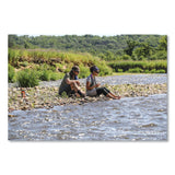 ergodyne® Chill-Its 6705 Cooling Embedded Polymers Hook and Loop Bandana Headband, One Size, Solid Blue, Ships in 1-3 Business Days (EGO12317) Each