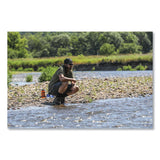 ergodyne® Chill-Its 6710CT Cooling PVA Tie Bandana Triangle Hat, One Size Fits Most, Solid Blue, Ships in 1-3 Business Days (EGO12587) Each