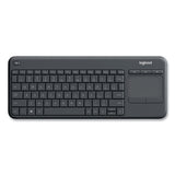 Logitech® Wireless Touch Keyboard K400 Plus, Black (LOG920007119) Each
