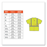 ergodyne® GloWear 8289 Class 2 Hi-Vis T-Shirt, Polyester, Lime, 4X-Large, Ships in 1-3 Business Days (EGO21508) Each
