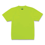 ergodyne® GloWear 8089 Non-Certified Hi-Vis T-Shirt, Polyester, Medium, Lime, Ships in 1-3 Business Days (EGO21553) Each